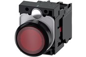 Trykknapper og signalenheder - Siemens Lys trykknap, rød - 3SU1102-0AB20-1CA0