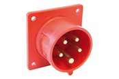 Diverse elektriske produkter - ELTECO Pce cee apparatstik flange 5p 16a 400v, 615-6f7 - 615-6F7