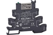 Komponenter til tavler og kasser - Schneider Electric Sokkel med skrueklemmer for rsl1 relæer 12-24v ac/dc forsyning - RSLZVA1