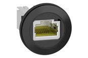 Trykknapper og signalenheder - Schneider Electric Harmony rj45 udtag til montage i ø22 mm. hul for ethernet, hun/hun stik på begge sider - XB5PRJ45