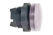 Trykknapper og signalenheder - Schneider Electric Harmony signallampehoved i plast for led med linse i hvid farve - ZB5AV013