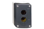 Trykknapper og signalenheder - Schneider Electric Trykknapbox tom med 2 hul grå/sort ul/csa - XALD02H7