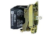 Trykknapper og signalenheder - Schneider Electric Harmony lampetrykskrop i metal bestående af led lysmodul i hvid farve og 24v ac/dc forsyning og 1xno - ZB4BW0B11