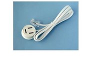 Mobil - Andet Tilbehør - EFB NORDIC Telefon patchkabel RJ45/3 polet 30CM hvid - 6185000453
