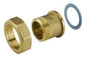 Fittings - Danfoss AB-QM 20 gevindnippel 1" - 003Z0233