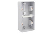 Afbrydermateriel - Niko-Servodan Underlag 2-modul, lodret, ip55, grå - 700-83201