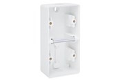Afbrydermateriel - Niko-Servodan Underlag 2-modul, lodret, ip55, hvid - 701-83201