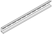 Tavler og kasser - Cubic Din-skinne høj 2 modul - 1054-0200