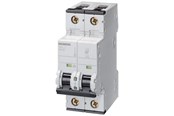 Komponenter til tavler og kasser - Siemens Automatsikring 10ka 2p c 6a 5sy4206-7 - 5SY4206-7