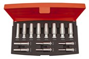 Værktøj - BAHCO toppesæt 3/8 lang 14 dele 6-19mm - S1214L