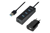 USB hub - AXAGON HUE-S2BP - hub - 4 ports USB hub - USB 3.2 - 4 ports - Sort - HUE-S2BP