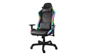 Gamer Stol - Deltaco DC410 RGB Gaming Chair Gamer Stol - PU Læder - Op til 120 kg - GAM-080