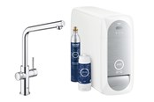 Blandingsbatterier og armaturer - Grohe Blue Home køkkenarmatur med L-tud, krom - 31454001
