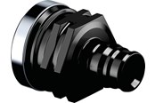 Pex-systemer - Uponor q&e overgangsmuffe ppsu sort 16 mm x 12 - 1042329