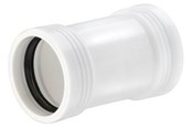 Afløb - Wavin Wafix pp dobbeltmuffe ø40 mm hvid - 1440205