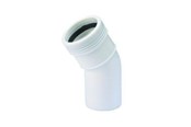 Afløb - Wavin Wafix pp bøjning 30° x 50 mm hvid - 1440311