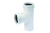 Afløb - Wavin Wafix pp grenrør 88,5° ø32 x ø32 mm hvid - 1440402