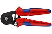 Netværkstilbehør - KNIPEX Selvindstillelig crimptang til kabeltyller bruneret 180 mm, 97 53 14 - 97 53 14
