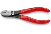 Håndværktøj - KNIPEX Kraft-skævbider sort atramenteret betrukket med kunststof 140 mm - 74 01 140