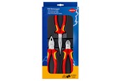 Håndværktøj - KNIPEX elektro 1000v sæt med skævbider, kombinations- og storkenæbstang - 00 20 12