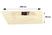 Værktøj - Work>it Pudsebræt Gul-PUR 80 x 260 mm. - hjørne - 76204