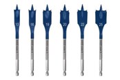 Bor & bits - Bosch Expert SelfCut Speed - Milling cutter bit - for softwood hardwood - spade bit - flat - 6 pieces - 25 mm 13 mm 20 mm 16 mm 22 mm 19 mm - hex - 2608900333