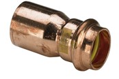 Pressrør og fittings - Viega Profipress G reduktion 18 x 15 mm kobber - 346553