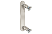 Lamper - EGLO MINI spotskinne 2L, børstet stål - 31412
