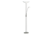 Lamper - EGLO BAYA gulvlampe, hvid/satin - 85971