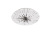 Lamper - EGLO NIEVES plafond Ø31 cm, 10W LED, 1100 lm, hvid/sølv - 99699