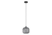 Lamper - EGLO MANTUNALLE 1 pendel, sort/transparent - 99371