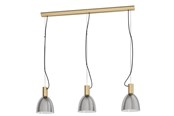 Lamper - EGLO LEBALIO langbordspendel, røgfarvet/messing - 99314