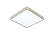 Lamper - EGLO FUEVA 5 plafond 285x285 mm, 4000K, børstet stål - 99254