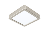 Lamper - EGLO FUEVA 5 plafond 210x210 mm, 4000K, børstet stål - 99252