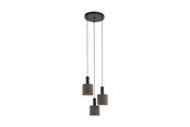 Lamper - EGLO CONCESSA 1 klyngependel, cappuccino/guld - 97684