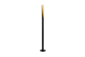 Lamper - EGLO BARBOTTO gulvlampe, sort/guld - 97584