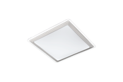 Lamper - EGLO COMPETA 1 loftlampe 340x340 mm, hvid/sølv - 95679