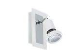 Lamper - EGLO SARRIA spot, 3000K, hvid/krom - 94958