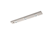 Lamper - EGLO KOB LED underskabslampe LED 3x2,3W, børstet stål - 93707