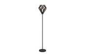 Lamper - EGLO CARLTON 1 gulvlampe, sort/nød - 49994