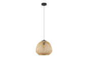 Lamper - EGLO DEMBLEBY pendel, træ/sort - 43261