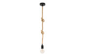 Lamper - EGLO RAMPSIDE pendel, sort/brun - 43256