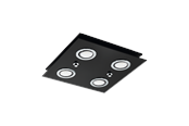 Lamper - EGLO GRATTINO loftlampe, sort - 33804