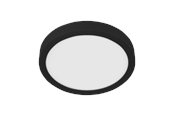 Lamper - EGLO FUEVA 5 plafond Ø285 mm, 4000K, IP44, sort - 30761