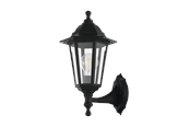 Lamper - EGLO DUANERA udendørs væglampe, sort - 33776