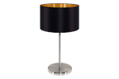 Lamper - EGLO MASERLO bordlampe, sort/guld - 31627