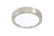 Lamper - EGLO FUEVA 5 plafond Ø160 mm, 3000K, børstet stål - 99218