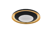 Lamper - EGLO CANICOSA 2 loftlampe, sort/guld - 98527
