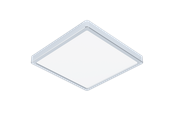 Lamper - EGLO FUEVA 5 plafond 285x285 mm, 3000K, IP44, krom - 99269