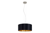 Lamper - EGLO MASERLO pendel Ø530 mm, sort/guld - 31605